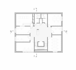 atelier-r, Přístavba laboratoří a počítačového centra CzechGlobe, půdorys 3. NP – foto