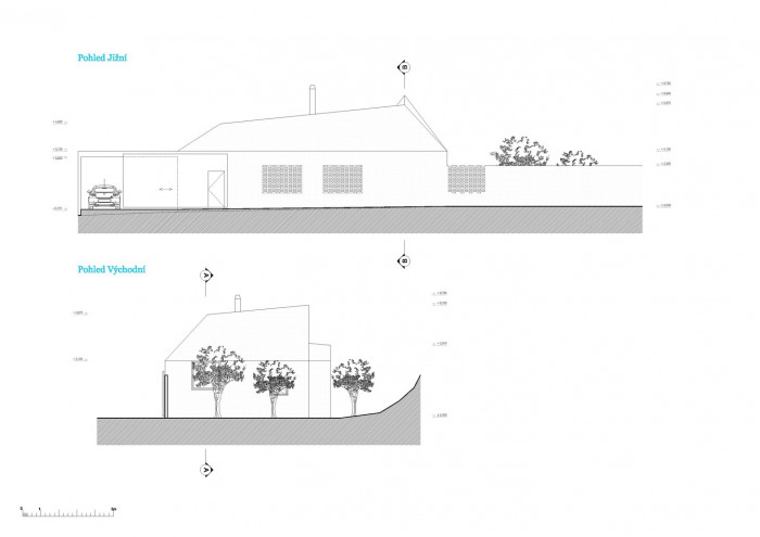 Dům za humny, pohled, DDAANN