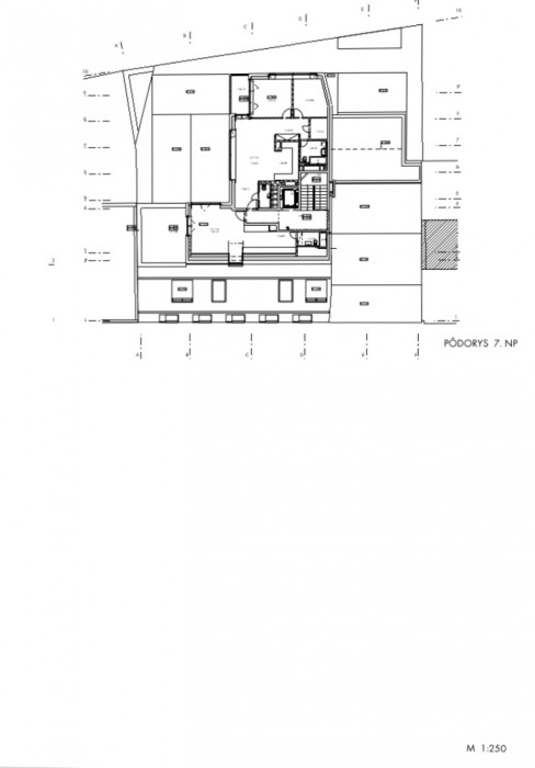 Polyfunkčná budova Konventná, Architekti A B.K.P.Š., půdorys