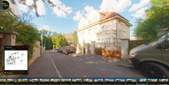 Ukázka virtuální prohlídky od SCAN4BIM
