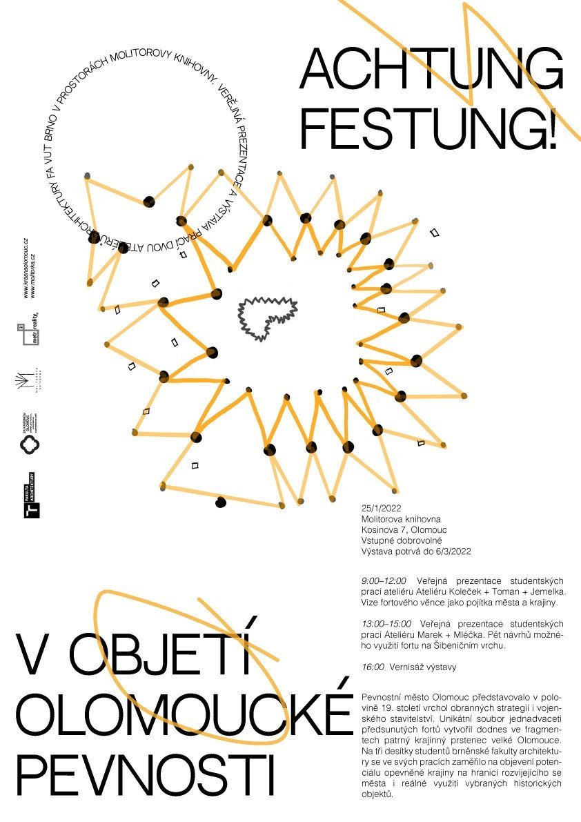 Výstava využití olomouckého opevnění od studentů brněnské architektury.