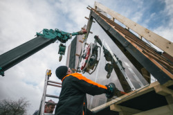 Útulny do Krkonoš, fotografie z realizace.