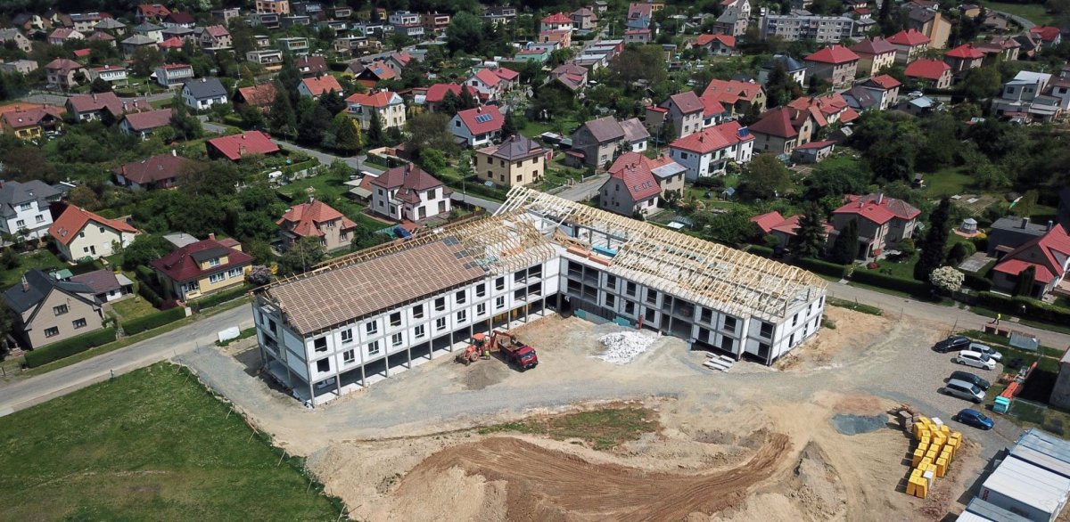 Domov pro seniory v Chotěboři, Urban Survival, foto z výstavby.