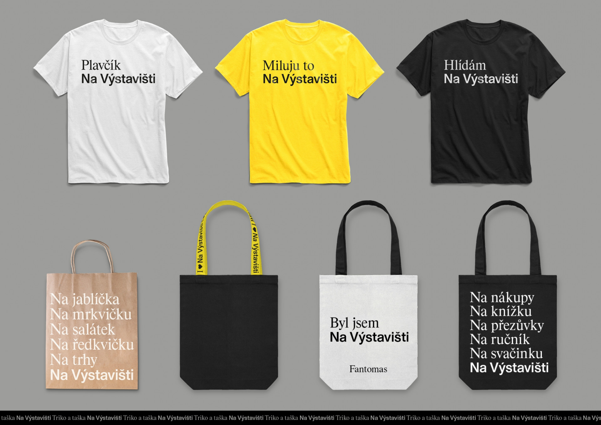 Nová vizuální identita areálu Výstaviště Praha, Tereza Hejmová / Štěpán Malovec / Martin Odehnal.