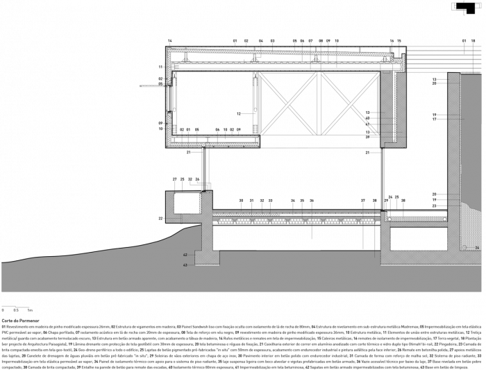 Carvalho Araújo, Casa do Gerês, detail konstrukce - foto