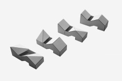 model, Twin house, bergmeisterwolf architekten,