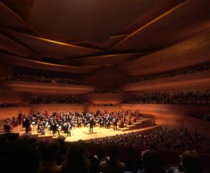 Vizualizace vítězného návrhu pražské filharmonie od studia BIG