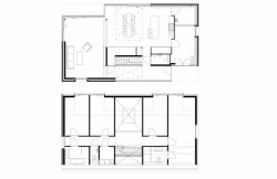 Vila v Utrechtu, půdorysy, EVA architecten