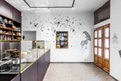 Prodejna Pralinky Příbram. Foto