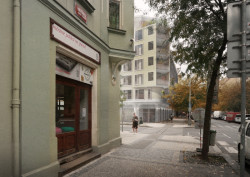 Bytový dům v Karlíně, vizualizace, Barbora Červeňová
