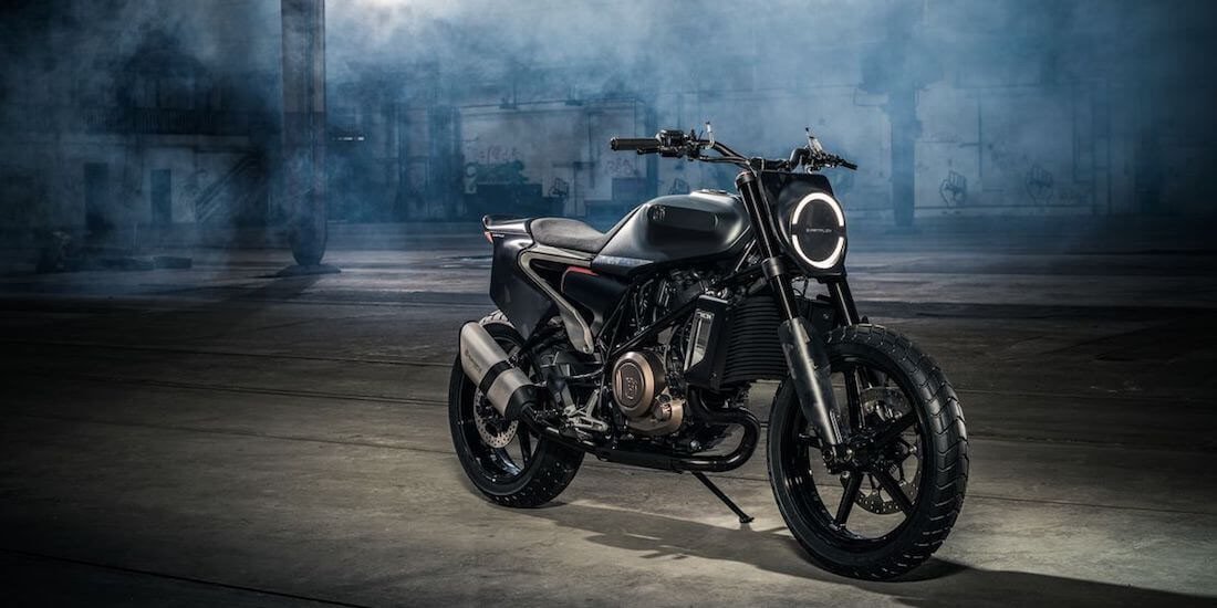 Motocykl Husqvarna - design Kiska.
