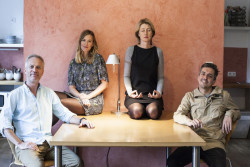 Studio ReDesign: zleva Petr Krejzek, Mariana Dvořáková, Klára Kvízová a Jiří Mocek.