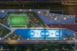 Park od studia Crossboundaries v čínském Šen-čenu