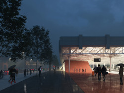 Autobusové nádraží Zvonařka v Brně, Chybík+Krištof / Ondřej Chybík, Michal Krištof, vizualizace