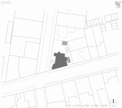 4a architekti, Vila Engel, situace – foto