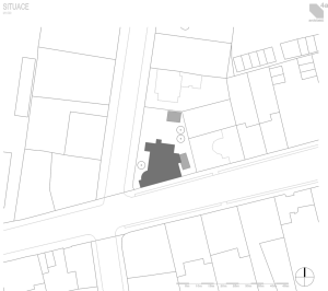 4a architekti, Vila Engel, situace – foto