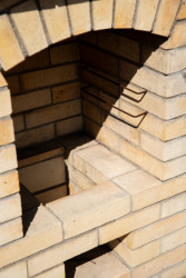 Detail krbu ze šamotek