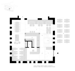 Půdorys restaurace 1.NP