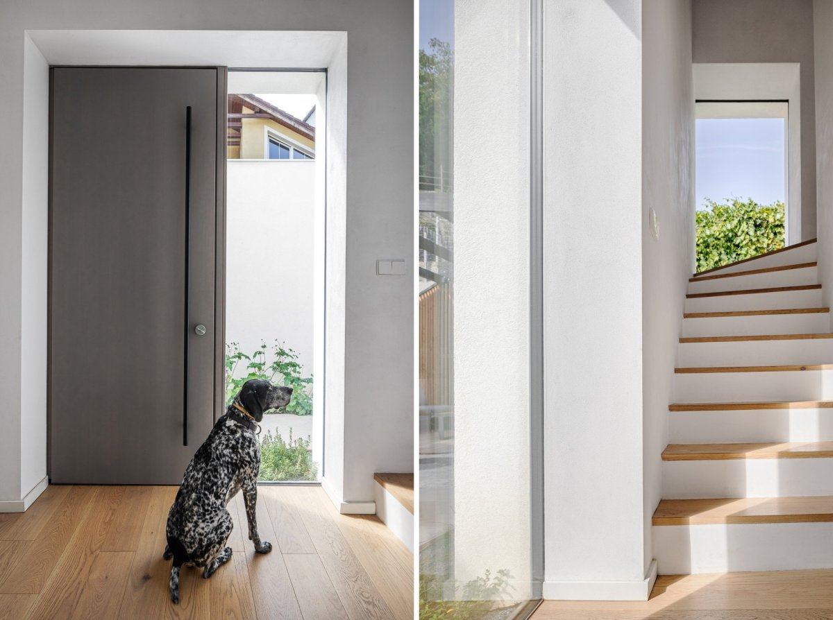 "Dům propojen se zelení" na Praze 9 od studia Iveta Langerová architekti
