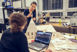 tvorba modelu Emauz - benediktinský klášter Na Slovanech 1