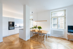 Interiér bytu na Letné od studia 2MAD