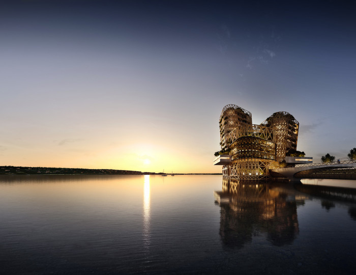 Vizualizace proměny okolí jezera Medard