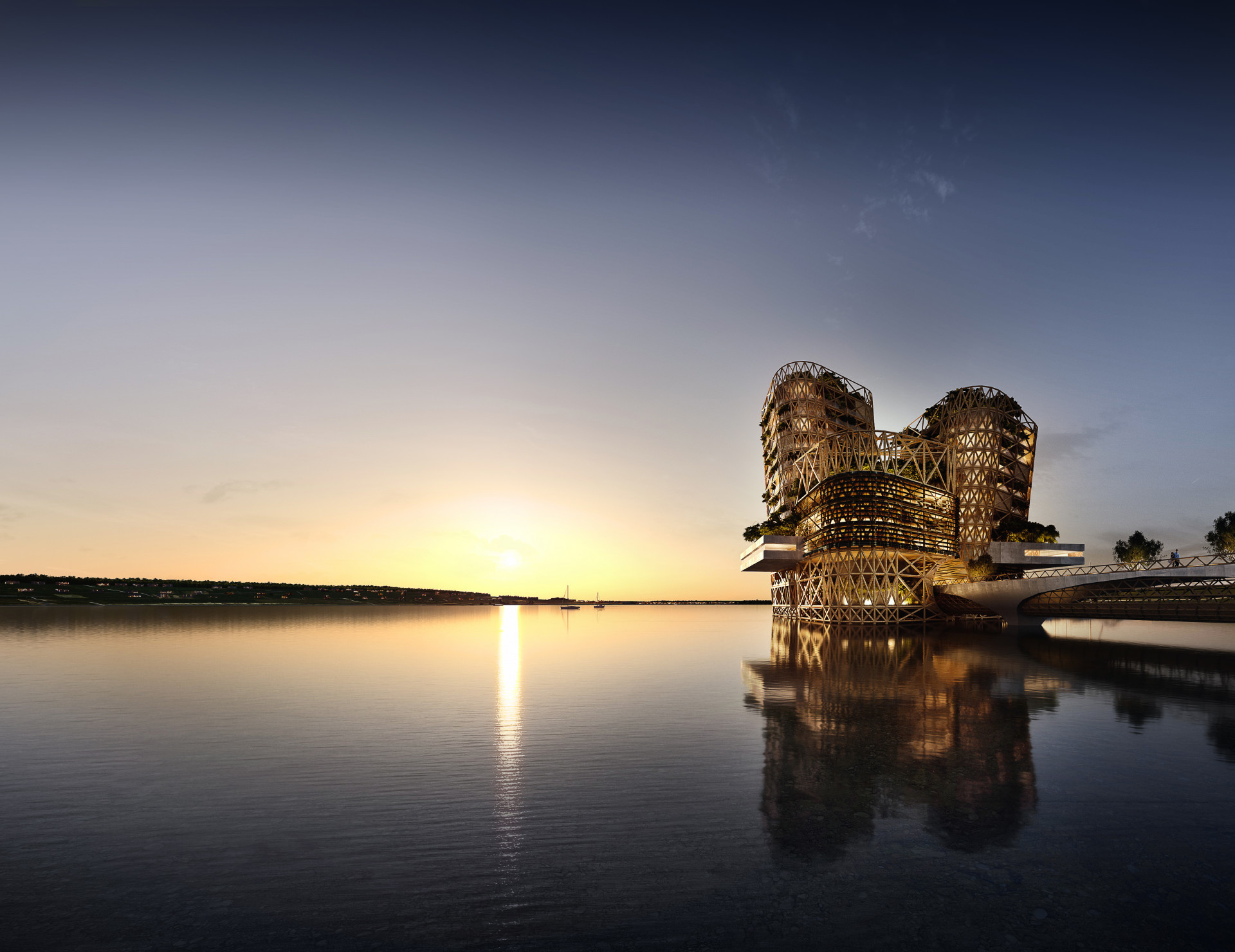 Vizualizace proměny okolí jezera Medard