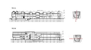 Galéria Martin, řezy, Atelier8000