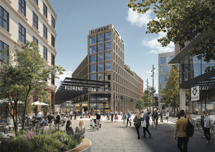 Tým složený z architektonických studií UNIT architekti, A69 – architekti a MARKO&PLACEMAKERS zvítězil v soutěži na řešení pražské Florence