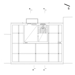 Rekonstrukce domu v Jindřichově Hradci, Matěj Šebek a Martin Petřík: Půdorys 2.NP - původní stav
