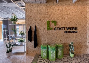 Kancelář architektonického studia Stattwerk v Bělehradě