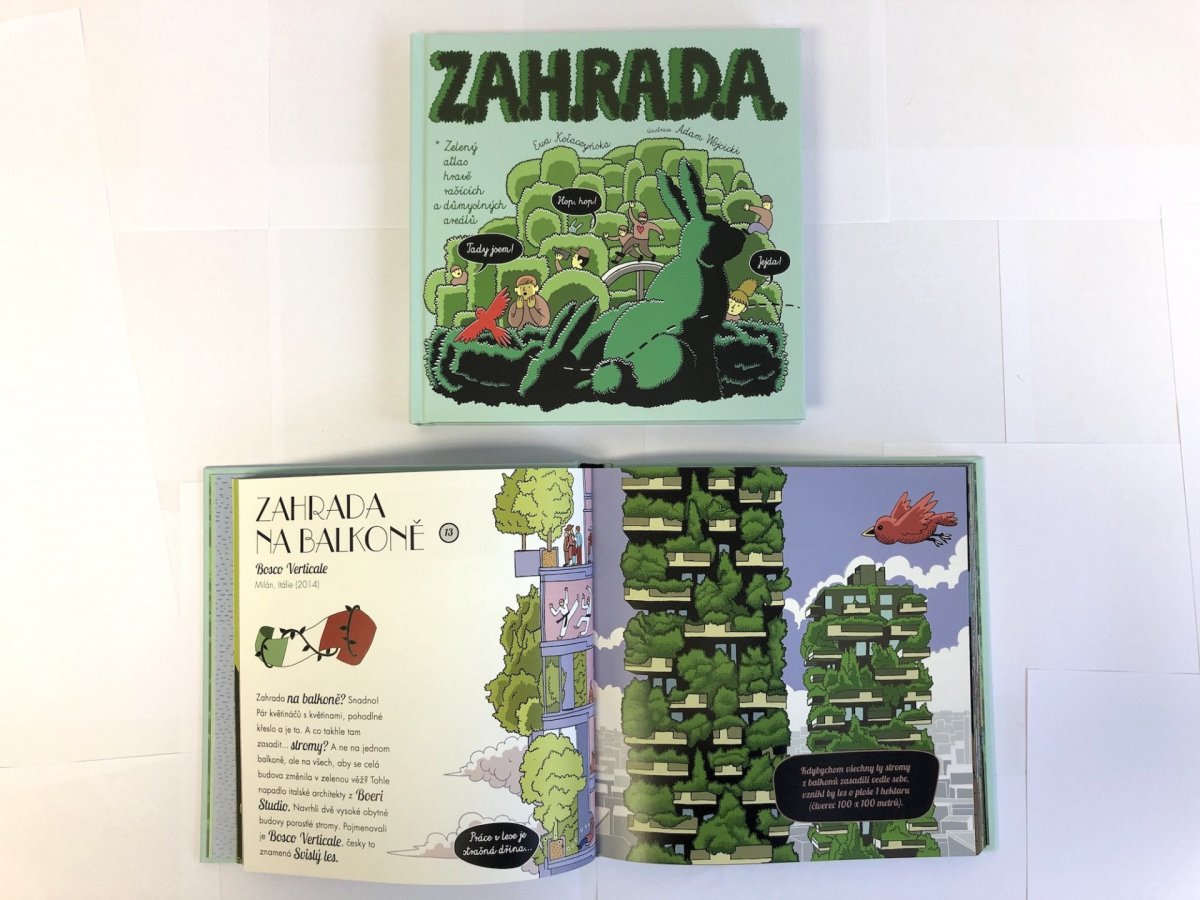 Zahrada: Zelený atlas hravě rašících a důmyslných arealů - Ewa Kolaczyńska, Jana Kostelecká - JAKOST, 2016.