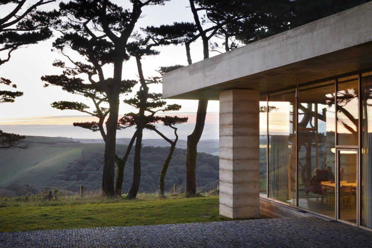 Vila Secular Retreat v anglickém Devonu, Peter Zumthor