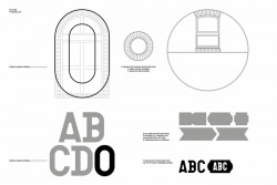 Písmo Animo (Heavyweight) a vizuální inspirace architekturou Holešovické tržnice