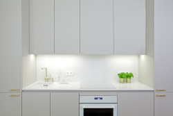 Interiér bytu v Oldřichově ulici v Praze od studia Prostor Interiors