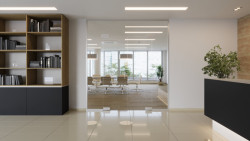 Skleněná příčka MOON od společnosti SAPELI