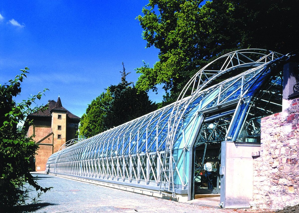 Oranžerie Pražského hradu (1998) od Evy Jiřičné/AI Design