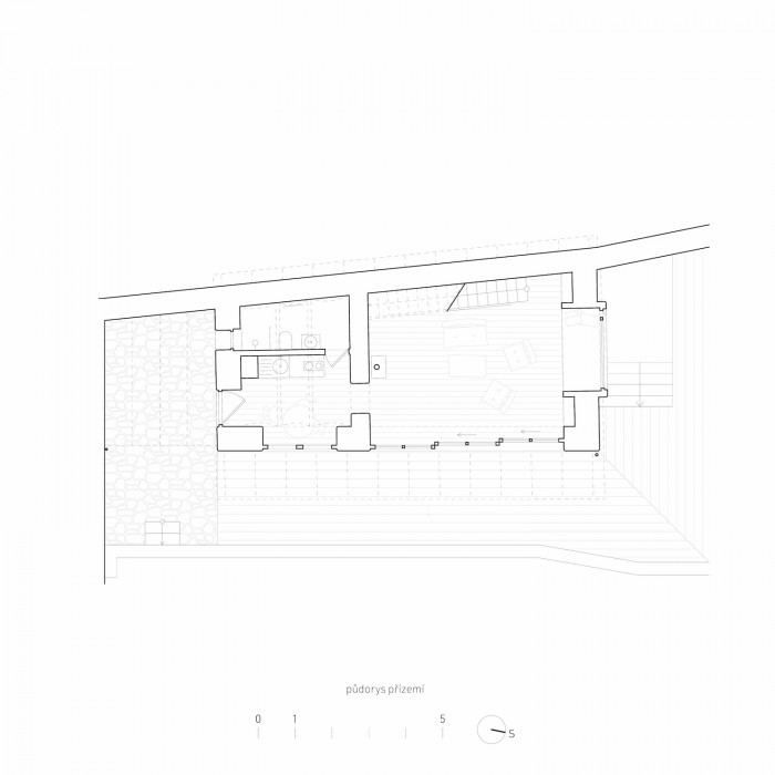 Hide in City, Martin Kožnar, půdorys přízemí