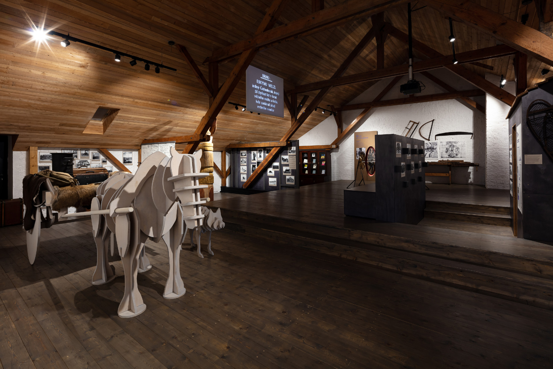 Expozice Jana Eskymo Welzla, Rusina Frei architekti / Martin Rusina, Martin Frei, Milada Vorzová