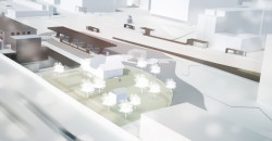 JKMM Architects, pohled z výšky,Dopravní centrum Lahti