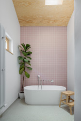 Rekonstrukce a přístavba rodinného domu v Lozorně, MAPA: Interiér koupelny