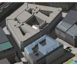 Poštovní spořitelna ve Vídni (1903) od Otto Wagnera - model