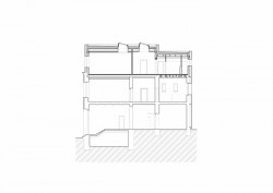 ZŠ Oslavice, David Prudík architekti, řez