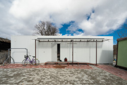 Karanténní ubytovna pro lidi bez domova z modulů KOMA, Kláštor pod Znievom - foto