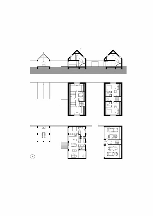 Usedlost v jižních Čechách, půdorys, Stempel Tesař