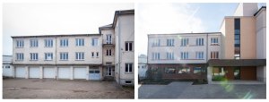Akademie Madeta, +arch studio - foto před a po rekonstrukci