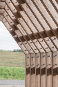 Detail konstrukce fasády