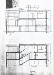 Původní projektová dokumentace vily Mace Friče z roku 1934, foto