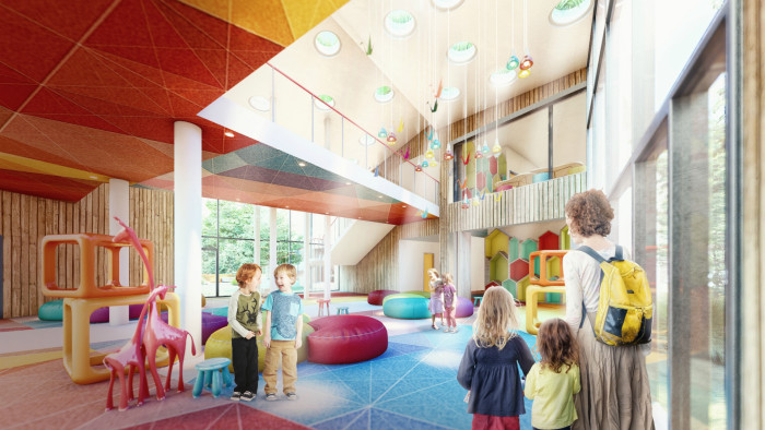 Školka v Českém Brodě, vizualizace, MS Architekti