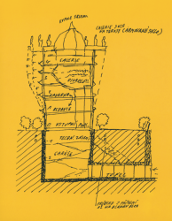 První návrh Tančícího domu od Vlada Miluniće.